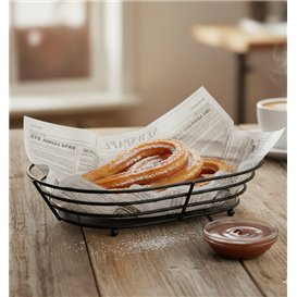 Wachspapier fettdicht für Burger "Times" 31x31cm (1.000 Stück)