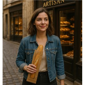 Papiertüten Kraft Fenster 10+4x29cm (125 Stück)