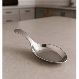 Kleiner Soßenlöffel Silber 10cm (50 Stück)