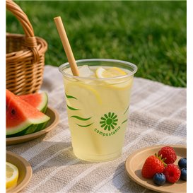Bio-Becher aus PLA "Green Spirit" Transparent 250ml (1250 Stück)