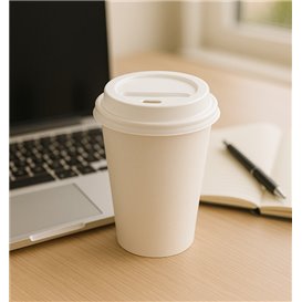 Deckel Weiß für Becher 7Oz Ø7,2cm (2.000 Stück)