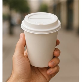 Deckel Weiß für Becher 7Oz Ø7,2cm (2.000 Stück)