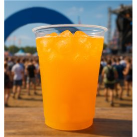 Plastikbecher Transparent 1000ml/1L (50 Stück)