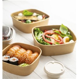 Verpackung Quadratische aus Kraftkarton 750ml 17x17x5cm (300 Stück)