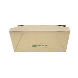 SnackBox Bambus-Karton Kraft 10,7x9x6,5cm 700ml (50 Stück)