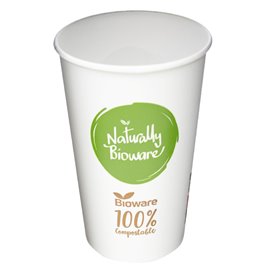 Pappbecher und PLA Bioware® 18Oz/540ml Ø9,0cm (1.000 Stück)