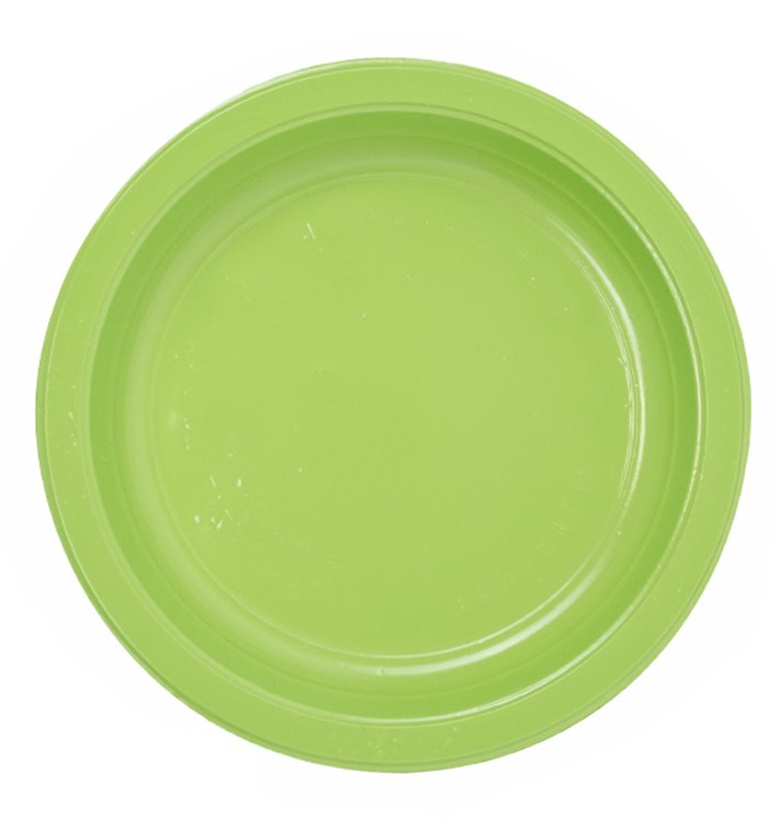 Plastikteller PS Wiederverwendbar Flach Limettengrün 165mm (25 Stück) Plastikteller PS Wiederverwendbar Flach Limettengrün 165mm (25 Stück)
