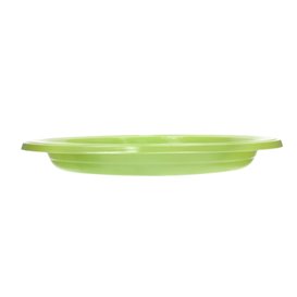 Plastikteller PS Wiederverwendbar Flach Limettengrün 165mm (25 Stück)