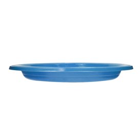 Plastikteller PS Wiederverwendbar Flach Dunkelblau Ø220mm (300 Stück)