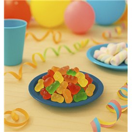 Plastikteller PS Wiederverwendbar Flach Dunkelblau Ø165mm (25 Stück)