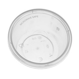 Saucenbecher mit Deckel Transparent aus PP 120ml (1.000 Stück)