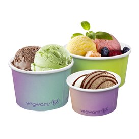 Pappbecher für Eis 4Oz/114ml (1.000 Stück)