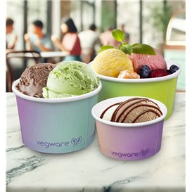 Pappbecher für Eis 4Oz/114ml (1.000 Stück)
