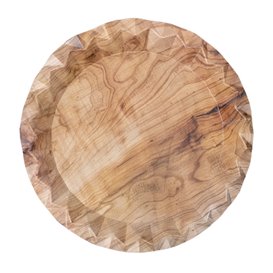 Pappteller mit Holzoptik “Bali” Ø23cm 345g/m² (50 Stück)