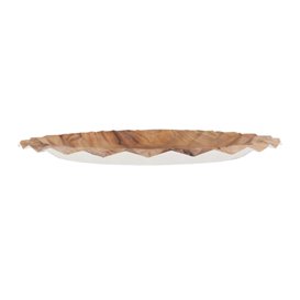 Pappteller mit Holzoptik “Bali” Ø23cm 345g/m² (50 Stück)