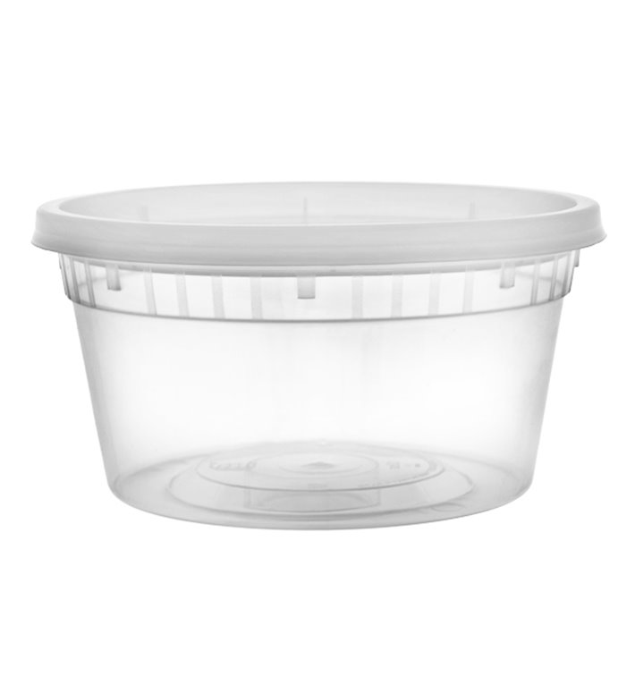 PP-Schalen met Deckel Transparent “Deli Range” 370ml (240 Stück)
