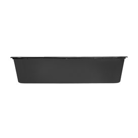 PP-Schale Rechteckig Schwarz 500ml 17,6x12,4x4cm (50 Stück)