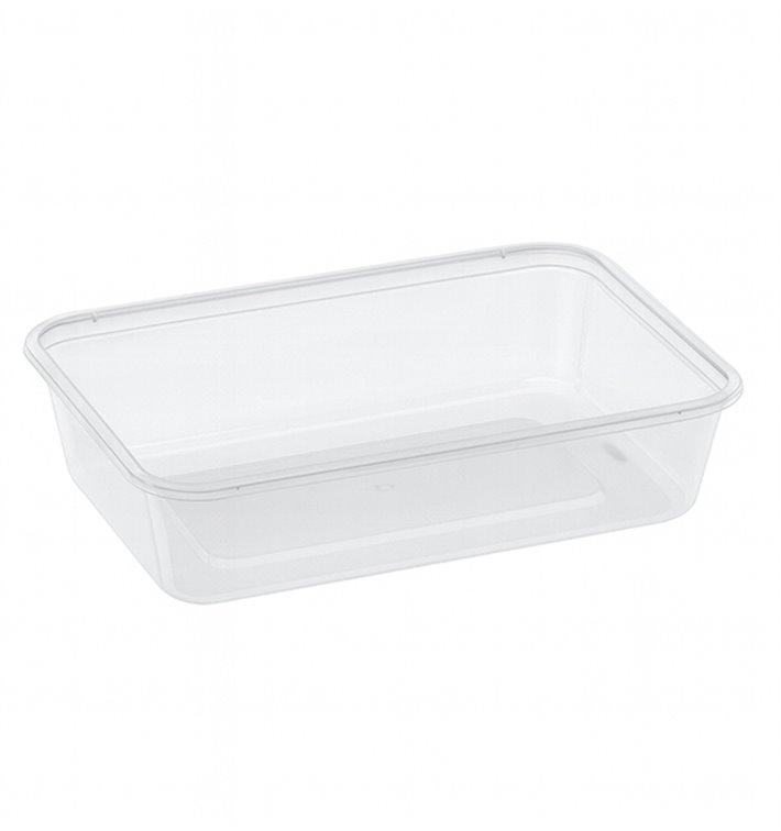 Schale Rechteckig aus PP Transparent 500ml 17,4x11,6x3,5cm (25 Stück) Schale Rechteckig aus PP Transparent 500ml 17,4x11,6x3,5cm (25 Stück)