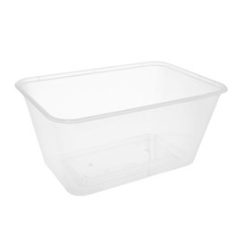Schale Rechteckig aus PP Transparent 1.000ml 17,4x11,5x8cm (500 Stück)