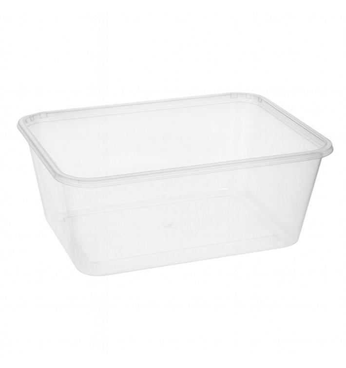 Schale Rechteckig aus PP Transparent 1.000ml 17,4x11,5x8cm (500 Stück)