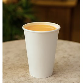 Karton Kaffeebecher To Go Weiß 12Oz/360ml (600 Stück)