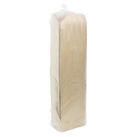 SnackBox Bambus-Karton Kraft 14x12x6,5cm 1300ml (50 Stück)