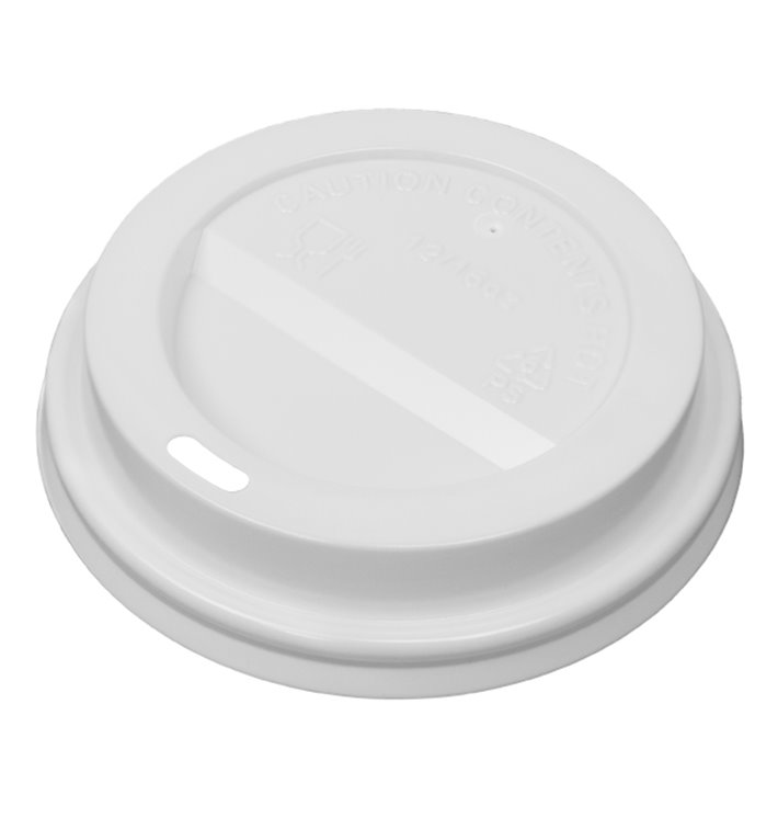 Reisedeckel mit weißem Papierloch Ø9,0cm (1.000 Stück)