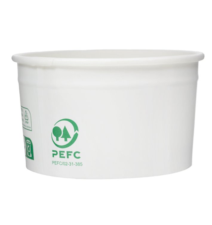 Bio Eisbecher aus Pappe 100ml (65 Stück)