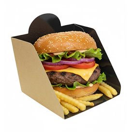 Pappspatel für Hamburger 12x12x10cm (25 Stück)