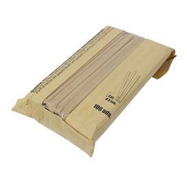 Trinkhalme Papier Gerade Verpackt Kraft Ø0,8x23 cm (100 Stück)