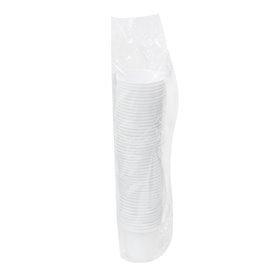 Plastikbecher weiß PP 80ml (50 Stück)