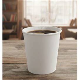 Pappbecher Weiß 4Oz/120ml Ø6,2cm (50 Stück)