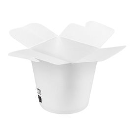 Mehrzweck-Faltbox Weiß 100% ECO 16Oz/480ml (50 Stück)