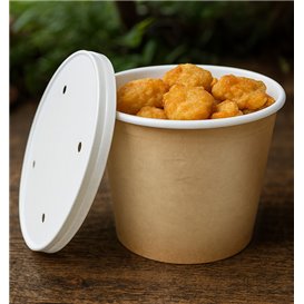 Eimer aus Kraftkarton mit Deckel 1750ml (25 Stück)