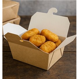 SnackBox Amerikanische Kraft 13x8,5x6cm 700ml (360 Stück)