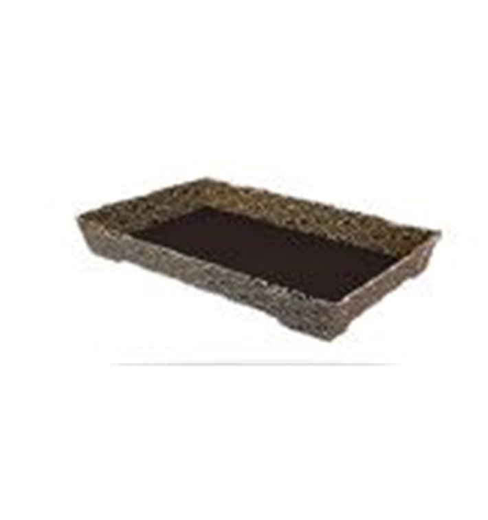 ''Waves'' Sushi-Tablett aus Karton 22x9cm (12 Stück) ''Waves'' Sushi-Tablett aus Karton 22x9cm (12 Stück)