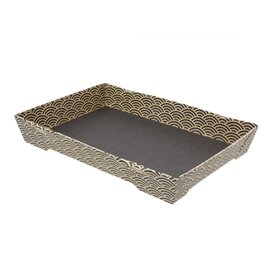 Sushi-Verpackungen Karton ''Waves'' 18,5x10,2cm (600 Stück)