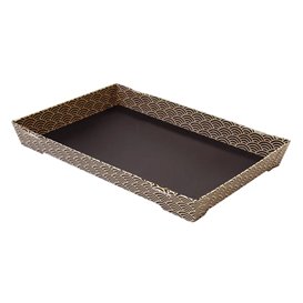 Sushi-Verpackungen Karton ''Waves'' 23,5x16cm (600 Stück)