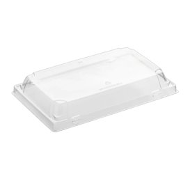 Deckel für Sushi Behälter rPET 21,5x13,5cm (600 Stück)