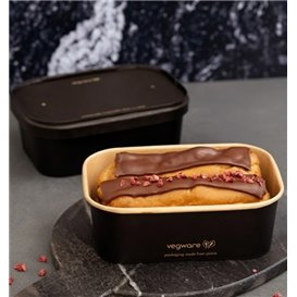 Schwarz Rechteck Verpackungen 750 ml 17,3x12,1x5,7cm (50 Stück)