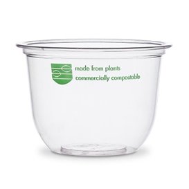 Plastickschale Kompostierbar PLA Transparent 250ml (1000 Stück)