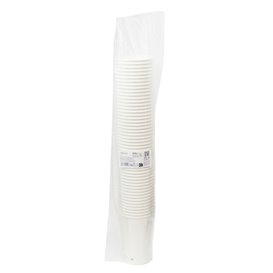 Weißer Pappbecher "Go Green" 16Oz/540ml Ø9,0cm (1.000 Stück)