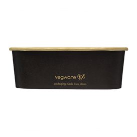 Schwarz Rechteck Verpackungen 750 ml 17,3x12,1x5,7cm (300 Stück)