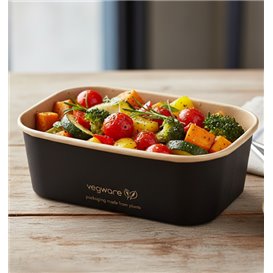 Schwarz Rechteck Verpackungen 750 ml 17,3x12,1x5,7cm (50 Stück)