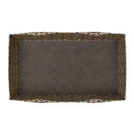 ''Waves'' Sushi-Tablett aus Karton 12 x 6,2 cm (600 Stück)