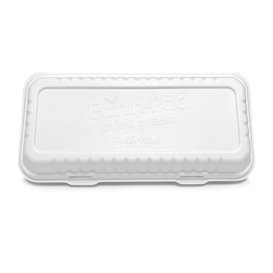 Menübox Zuckerrohr Weiß 32,4x15,3x6cm (50 Stück)