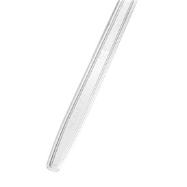 Wiederverwendbares Messer aus PS Transparent 18cm (20 Stück)