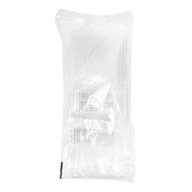 Wiederverwendbares Messer aus PS Transparent 18cm (20 Stück)