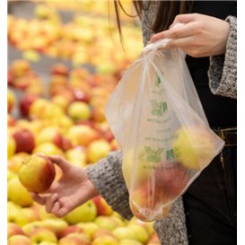 Flachbeutel Markt Block Kompostierbar 23x33cm G50 (300 Stück)