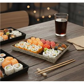 Sushi-Verpackungen Karton ''Waves'' 26x19cm (200 Stück)